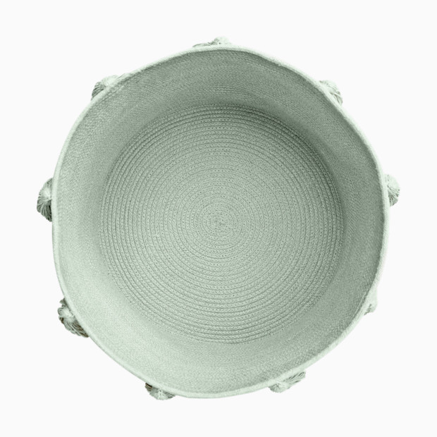 Lorena Canals Cotton Tassel Basket.