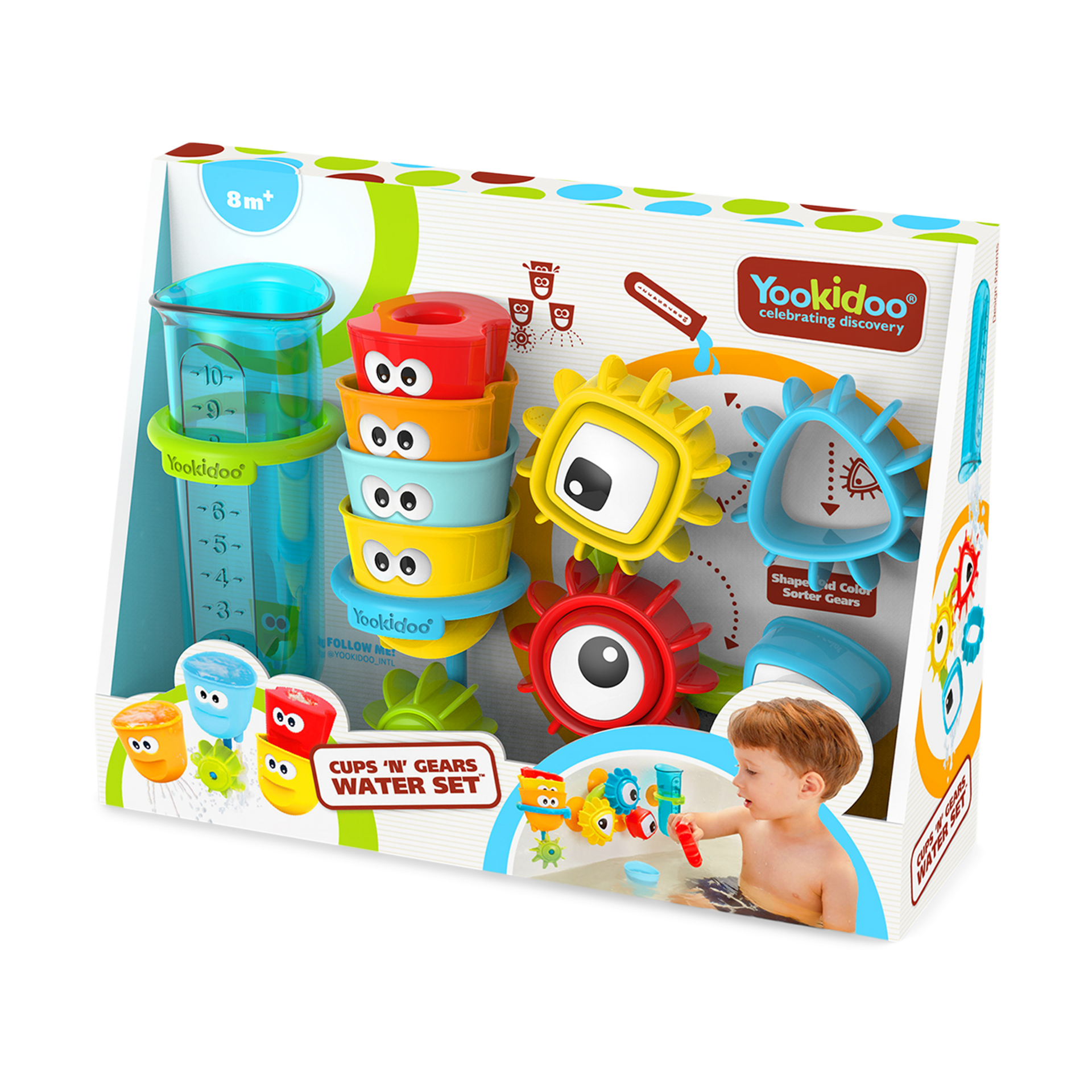Yookidoo Cups 'N' Gears Water Set.