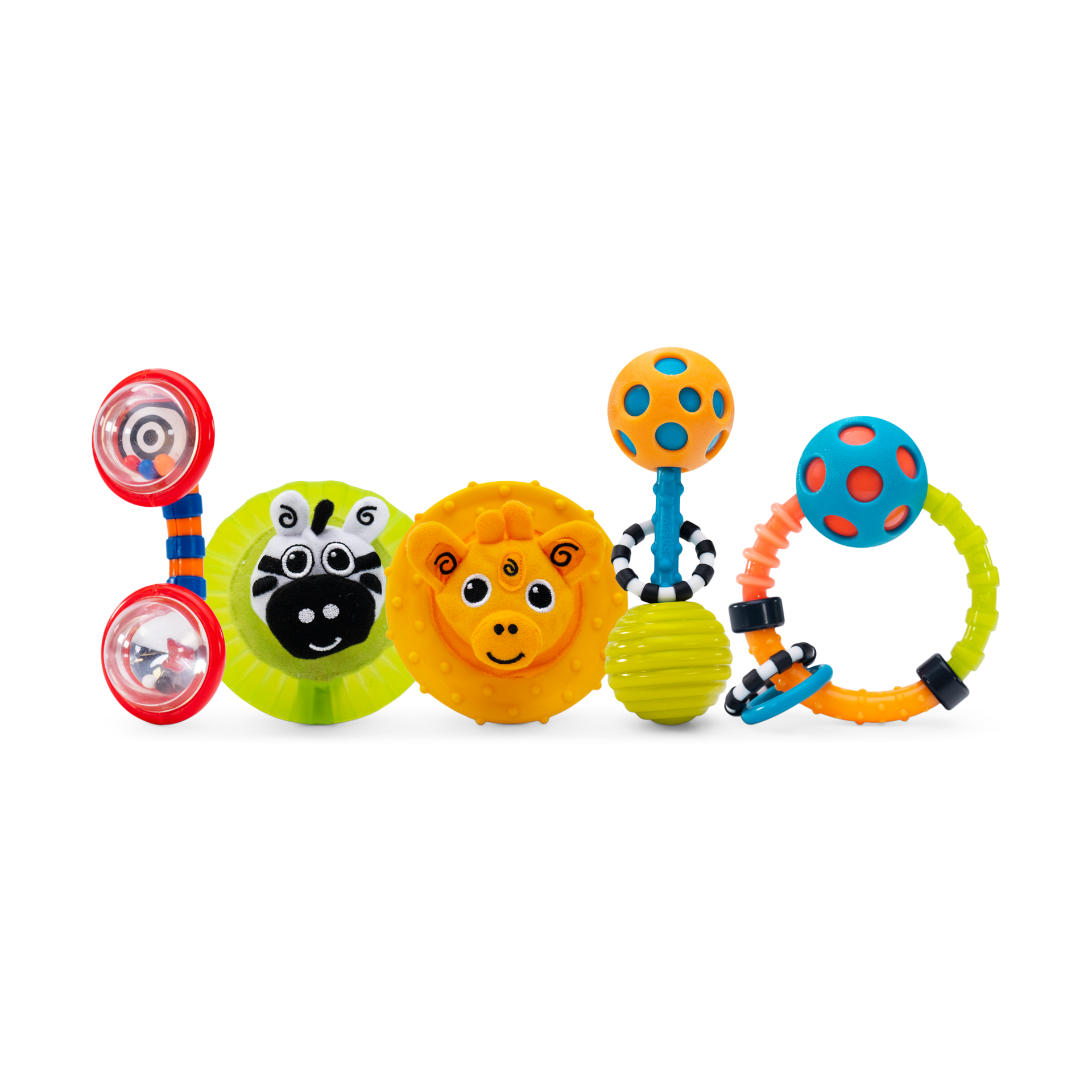 Sassy Infant Toy Gift Set (5 toys).