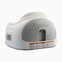 Back/side view of Bumbo Multi Seat in White Sand/White