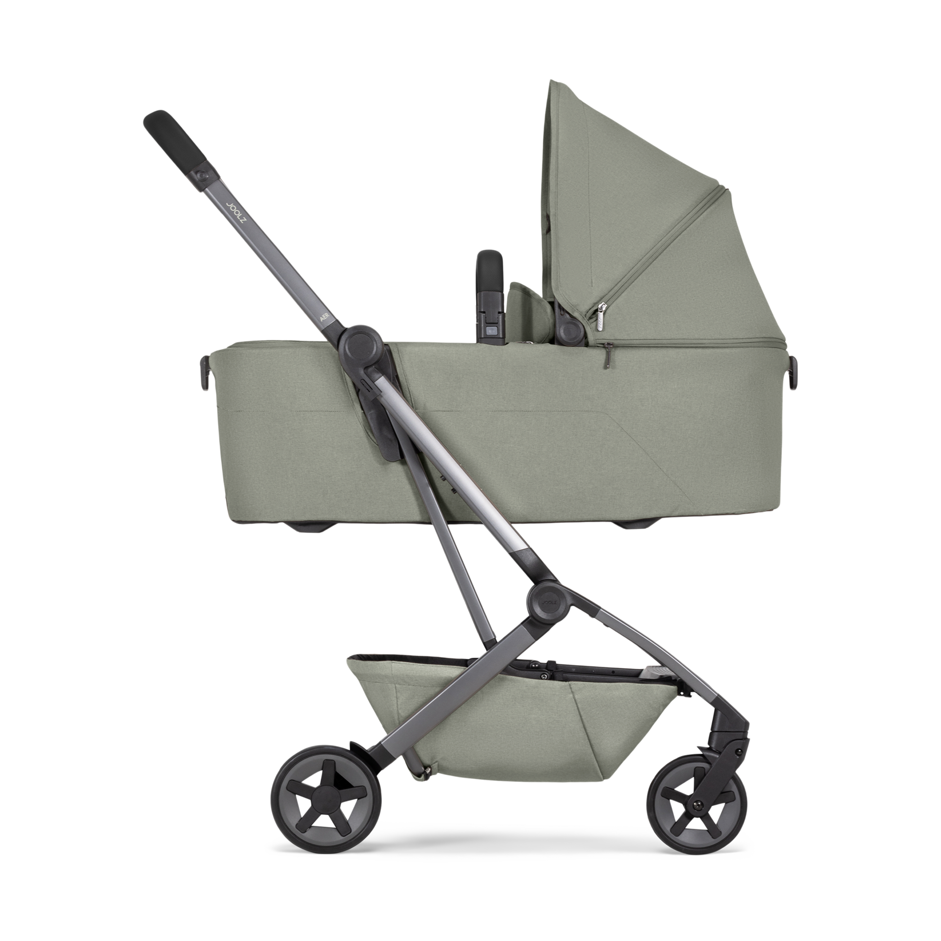 Joolz Aer2 Bassinet Cot - Sage Green.