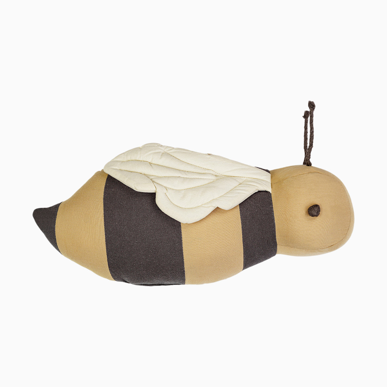 Lorena Canals Cushion Buzzy Bee - Black, 15" X 1' 2".