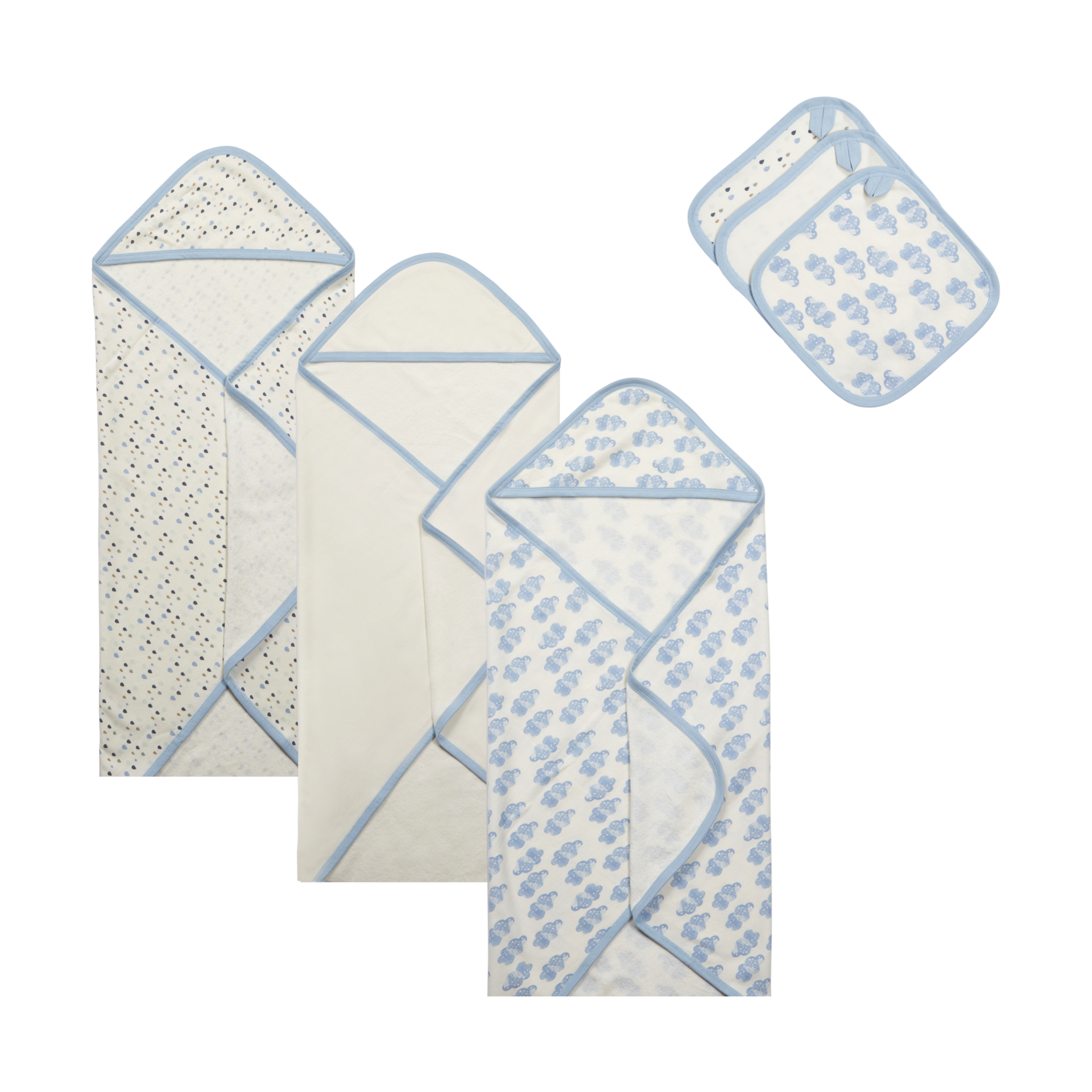 Small Story 6-Piece Organic Bath Time Set.