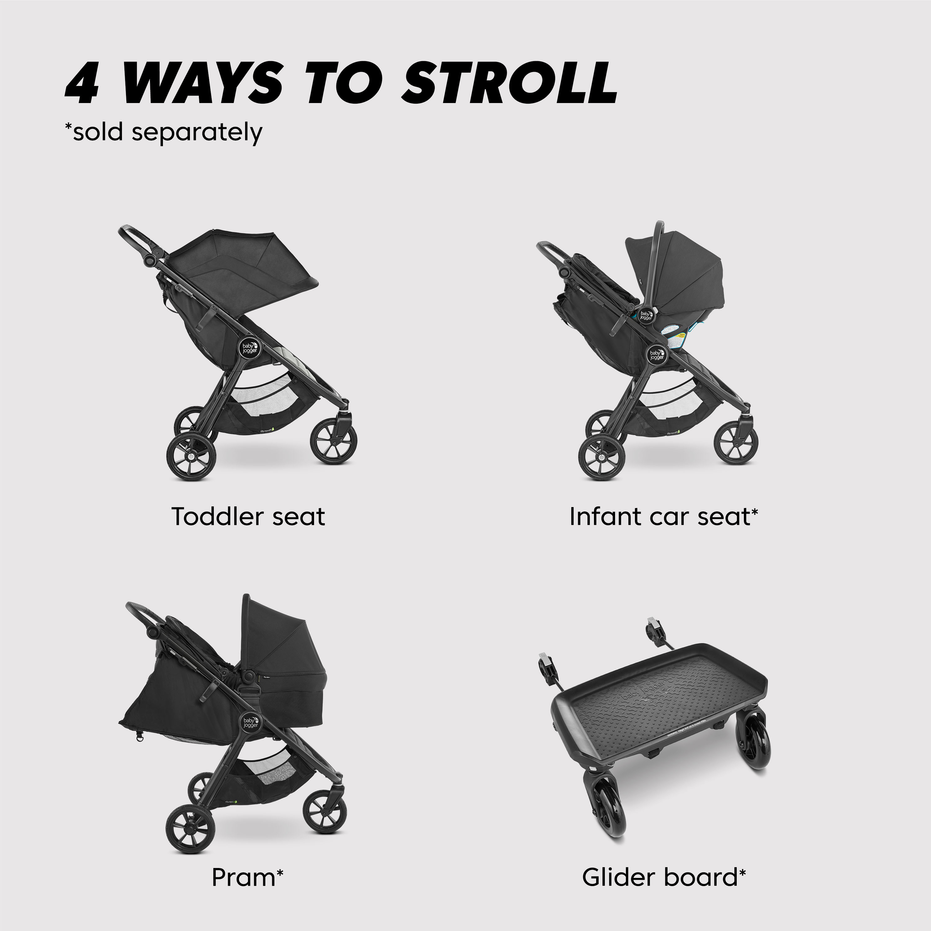 mini jogger pram