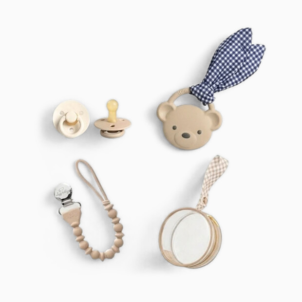 Itzy Ritzy Teether and Pacifier Gift Set.