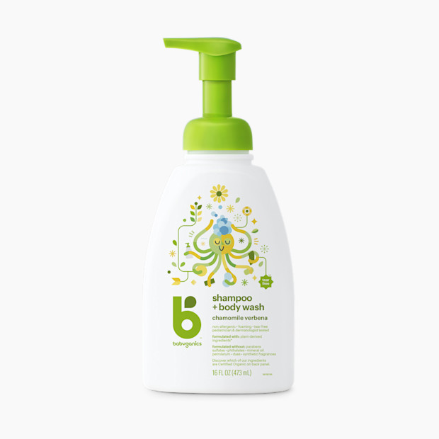 Babyganics Conditioning Shampoo + Body Wash - Chamomile Verbena, 16 Oz.