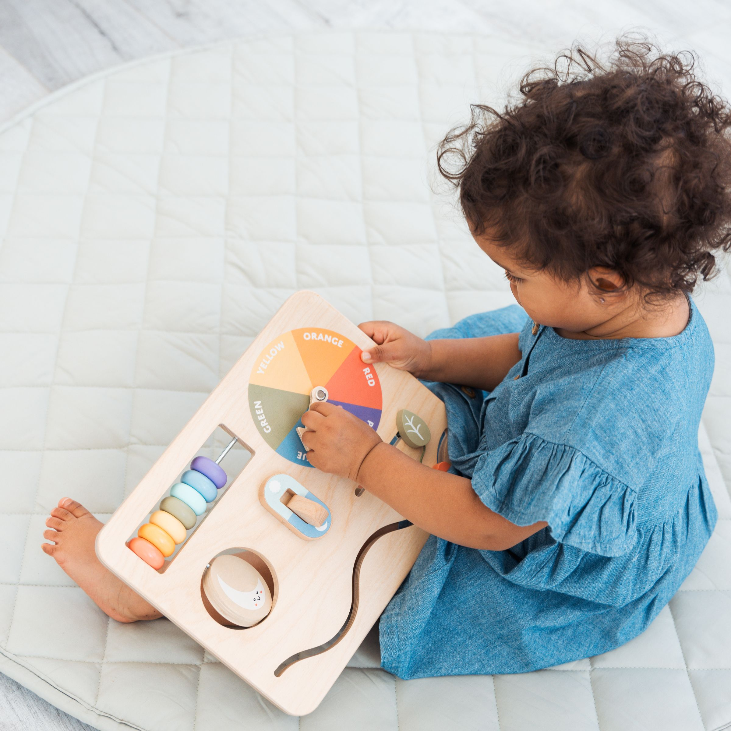 Pearhead Wooden Busy Board.