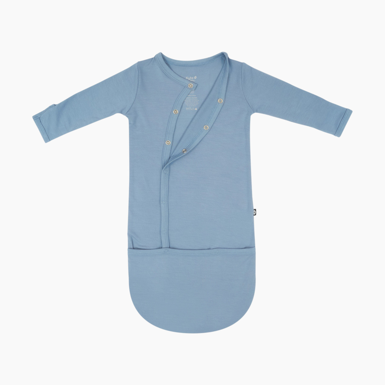 Kyte Baby Bundler Gown - Slate, 0-3 M.