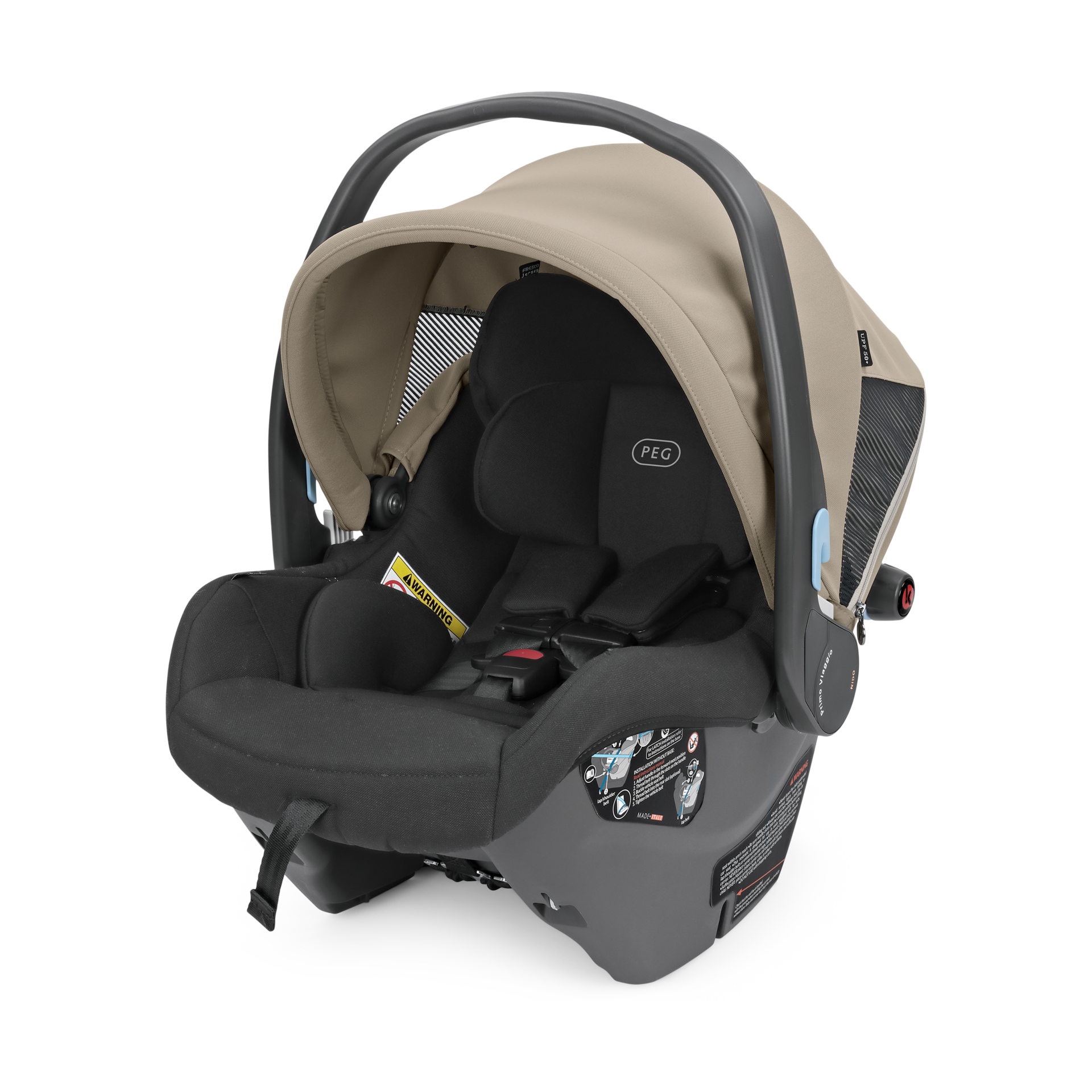 Peg Perego PEG Primo Viaggio Nido - Rear Facing Infant Car Seat - Vanilla Blend.