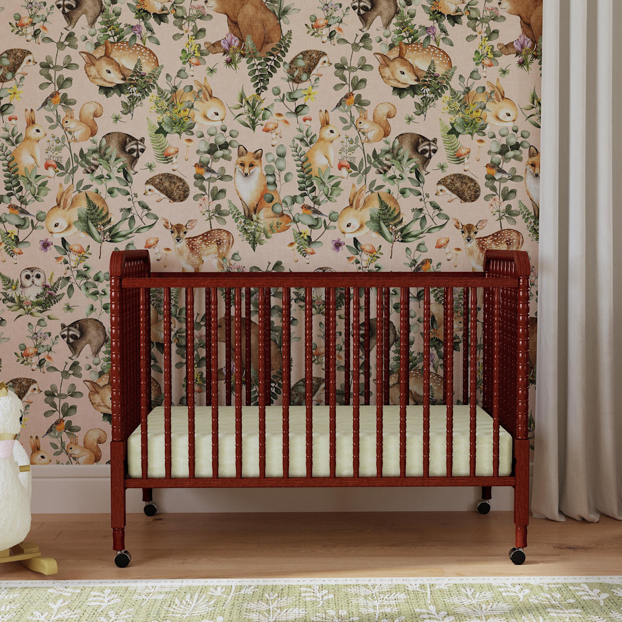 daVinci Jenny Lind 3-in-1 Convertible Crib - Cherry.