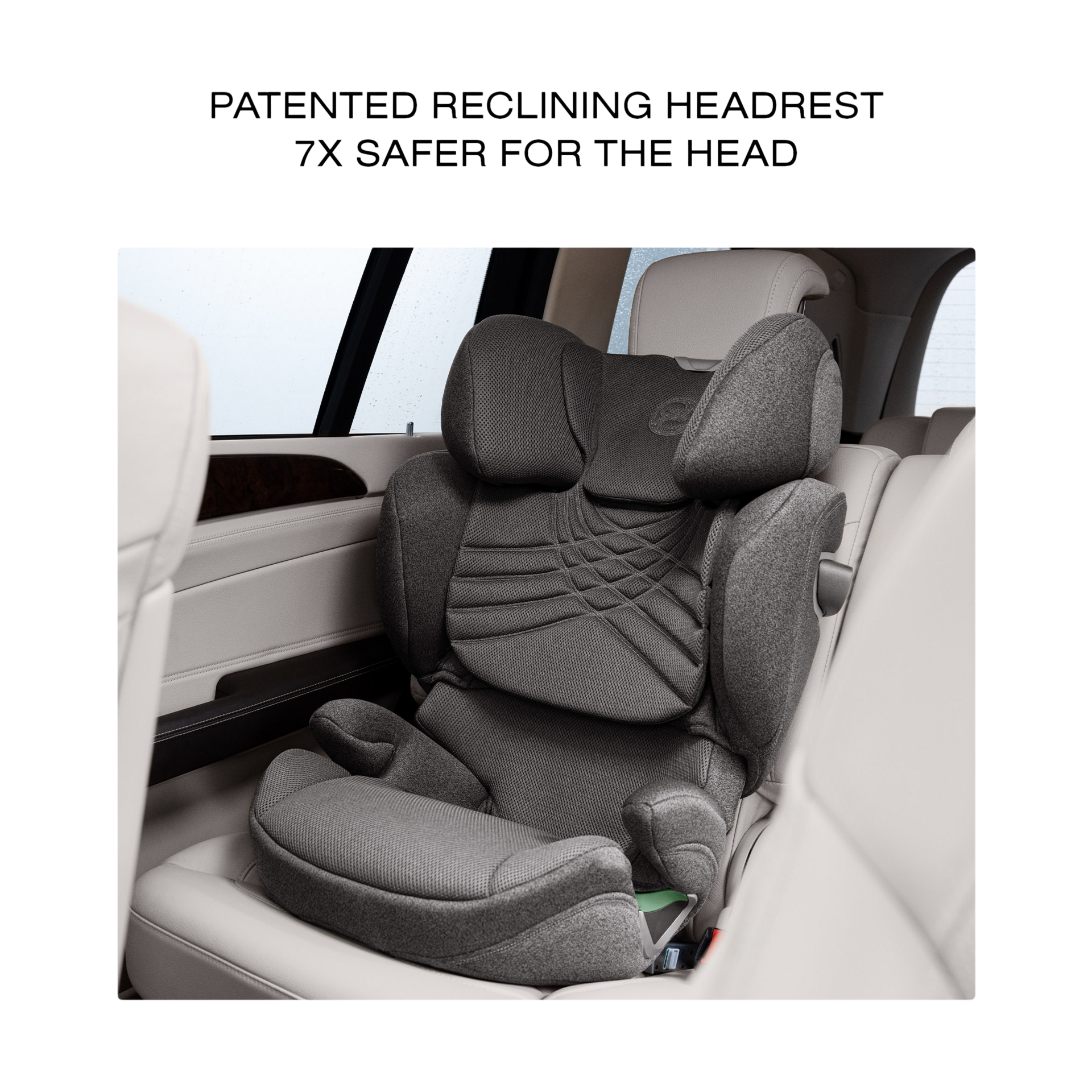 Cybex SOLUTION T High-Back Booster Seat - Cozy Beige.