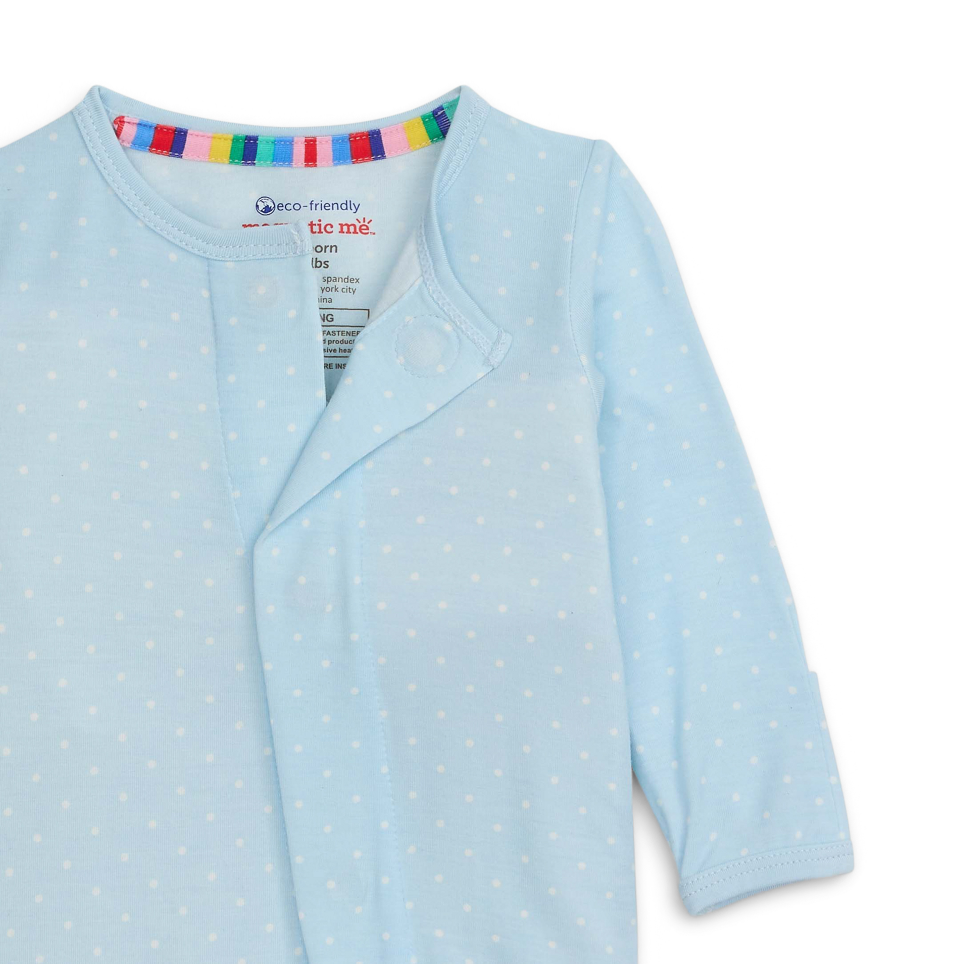 Magnetic Me Modal Magnetic Footie - Pin Dot Blue, 3-6 M.