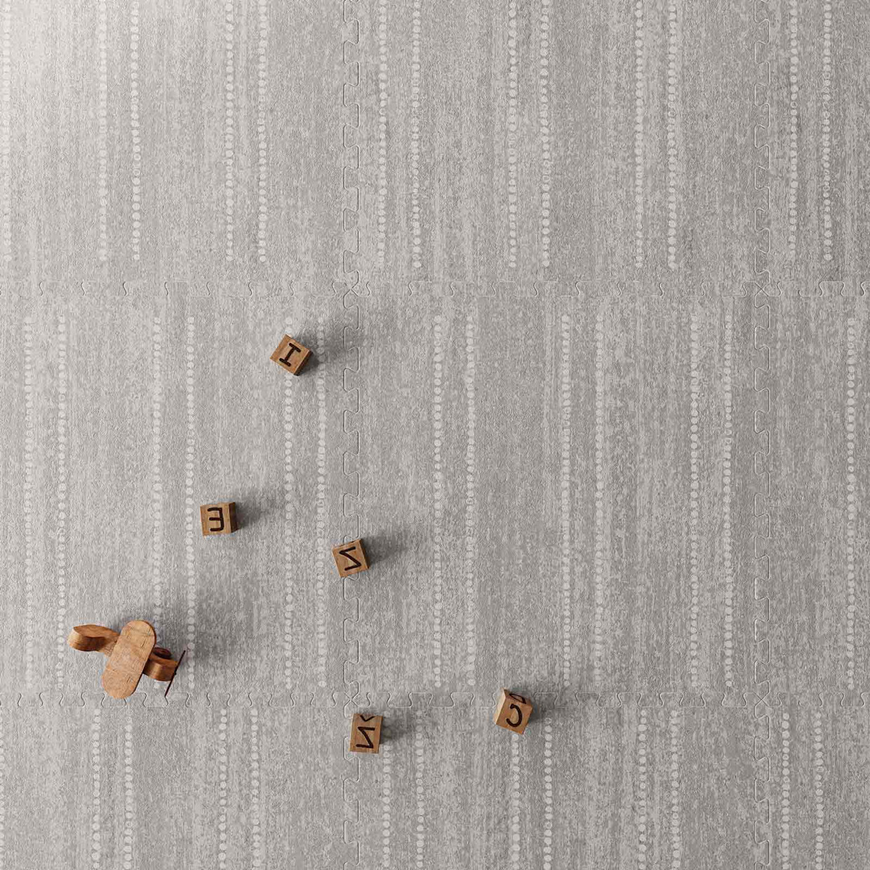 House of Noa Little Nomad Play Mat | Aspen - Dove, 8X10.