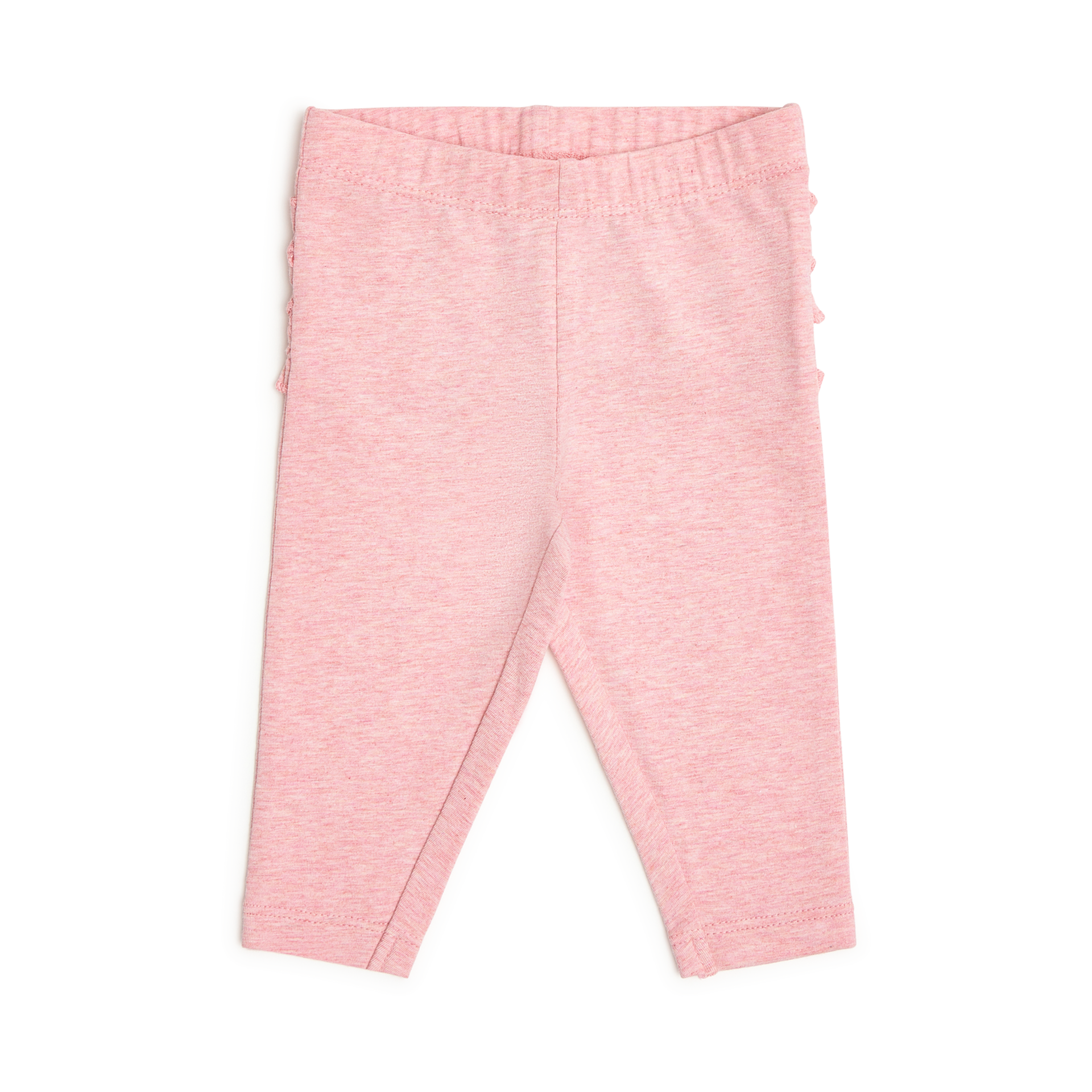 Small Story Organic Cotton Ruffle Bodysuit, Pant & Headband 6-Piece Set - Leopard, Floral & Pink, 0-3 M.