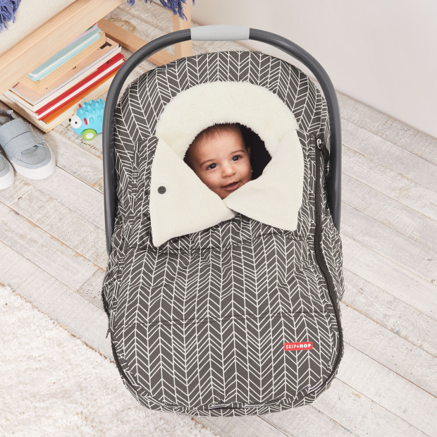 Skip Hop Stroll & Go Car Seat Cover - Gray Feather.