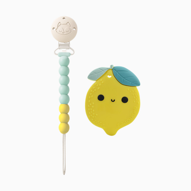 Loulou Lollipop Pacifier Clip Teether Set.