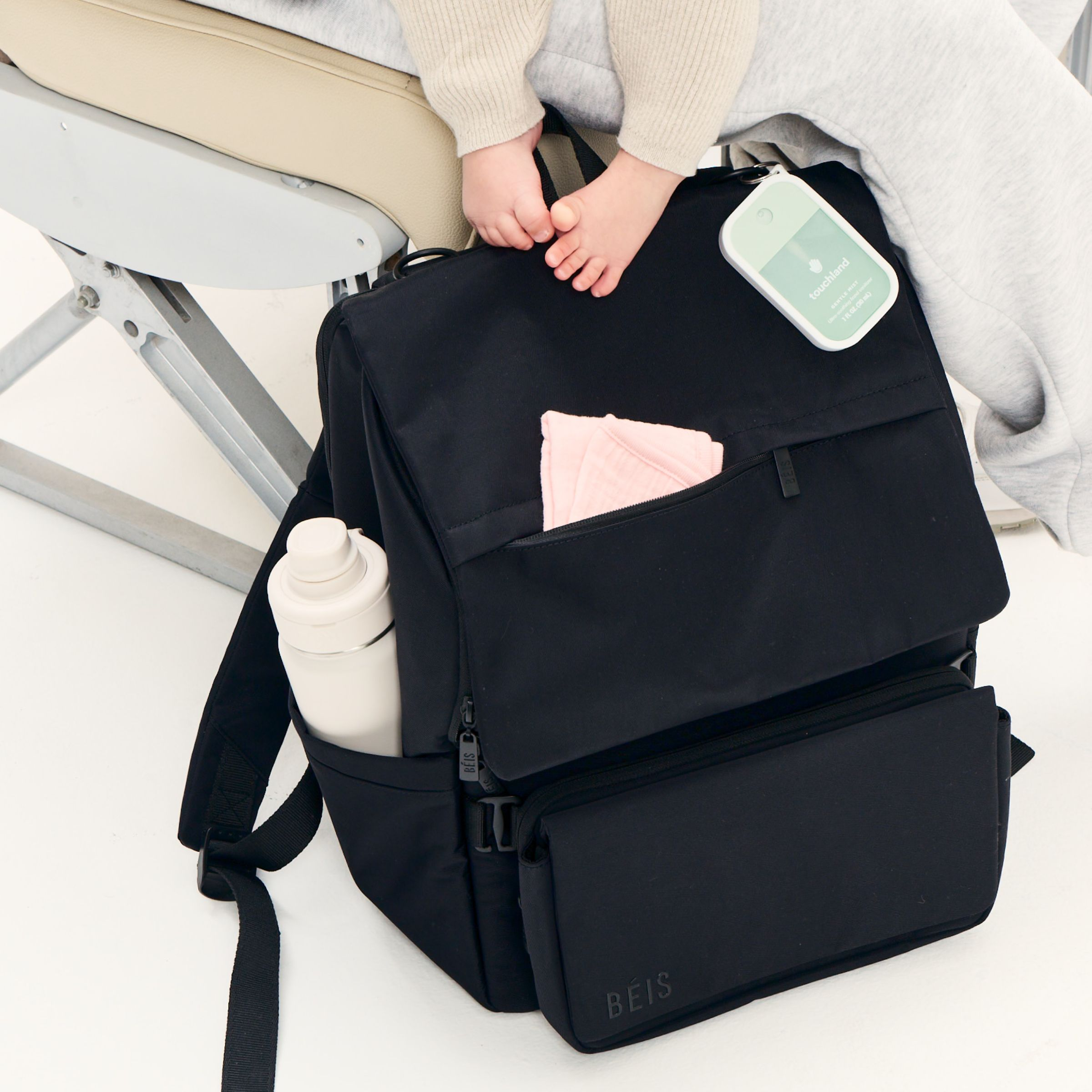 BEIS Travel The Ultimate Diaper Backpack - Black.