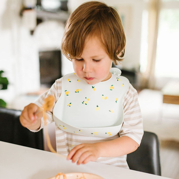 Loulou Lollipop Printed Silicone Bib.