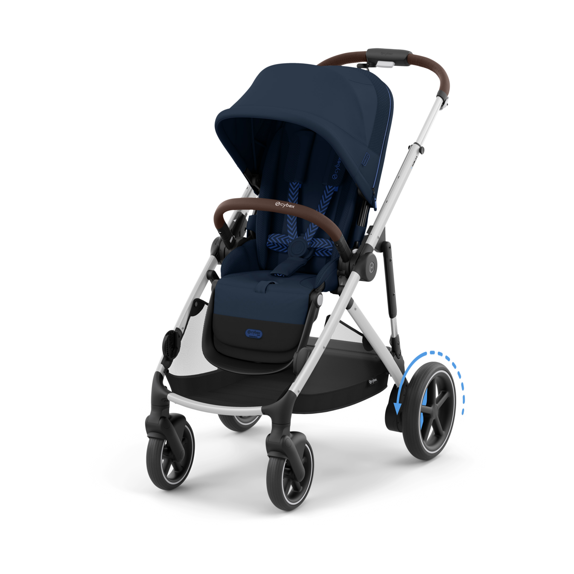 Thumbnail of Silver Frame/Ocean Blue Seat