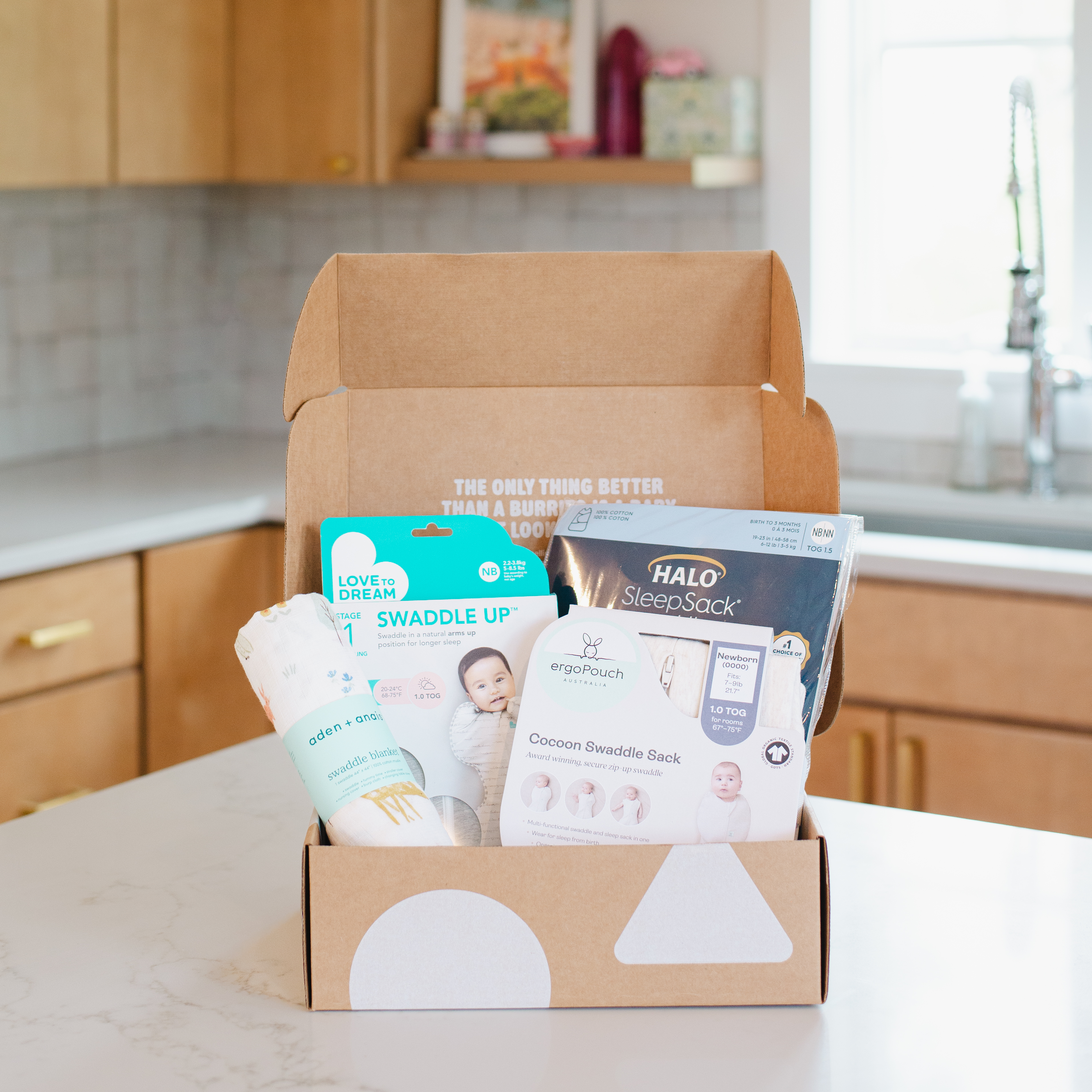 Babylist Swaddle Box.