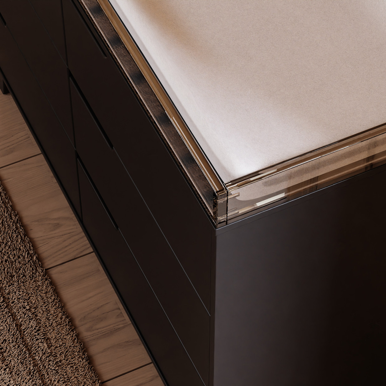 Nursery Works Acrylic Changing Tray - Clear Acrylic.