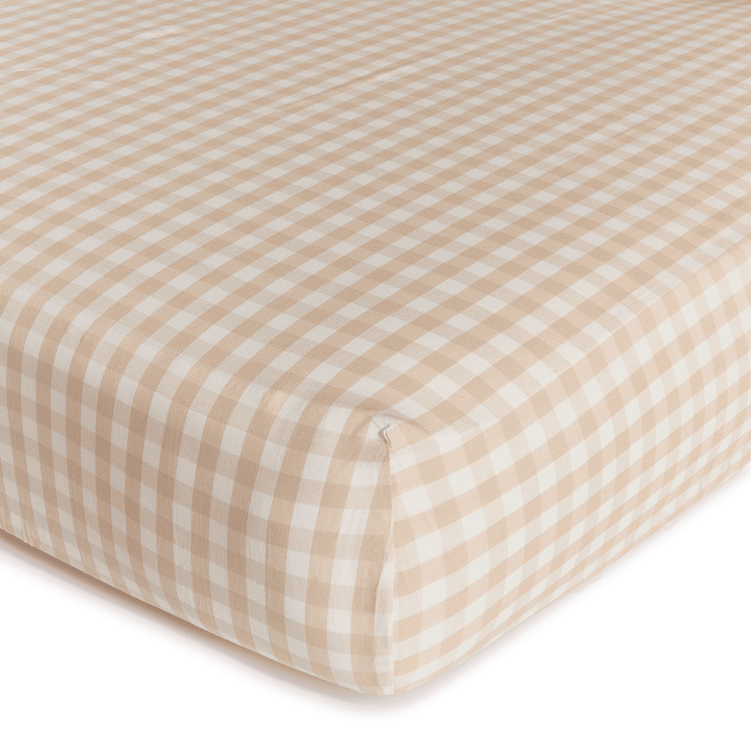 Soundly Percale Organic Crib Sheet.