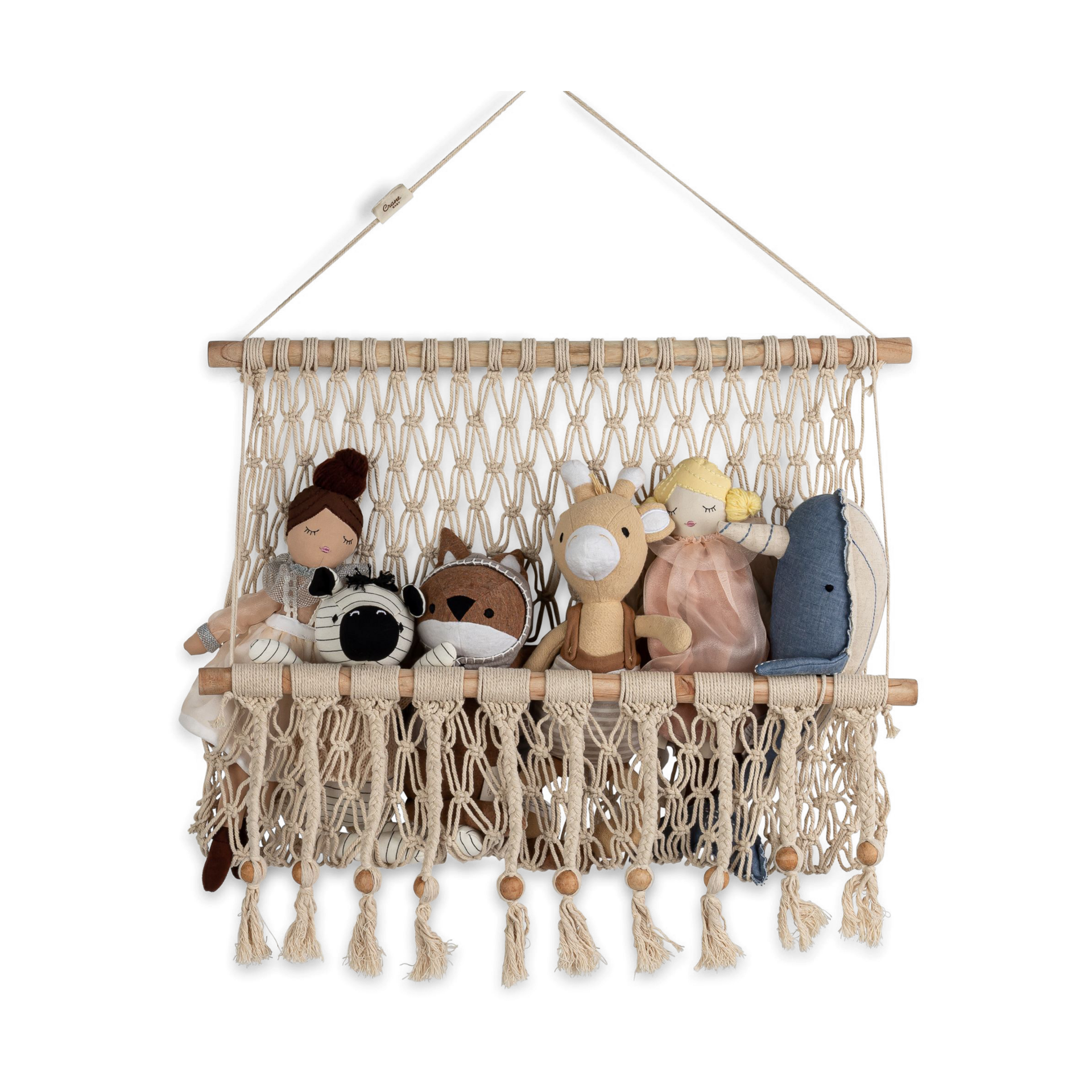 Crane Baby Willow Macrame Storage Wall Decor.