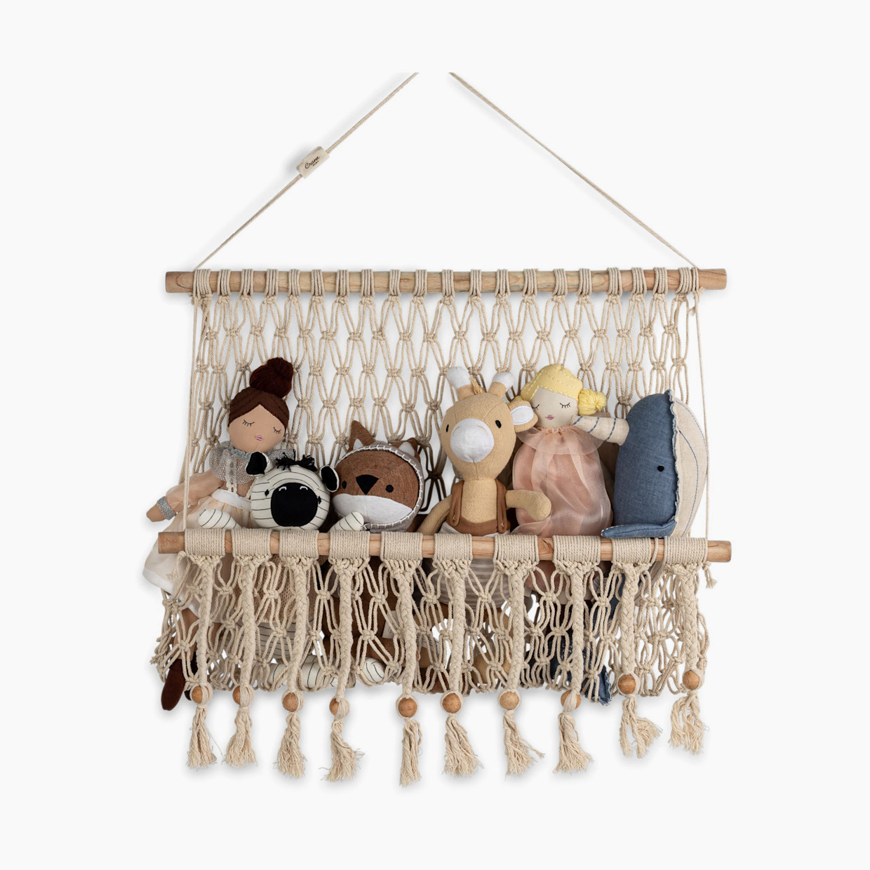 Crane Baby Willow Macrame Storage Wall Decor - Natural.