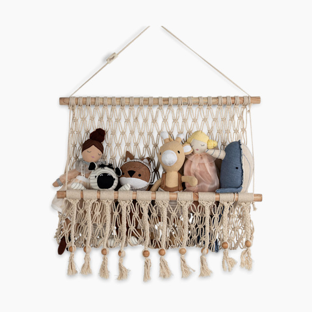Crane Baby Willow Macrame Storage Wall Decor - Natural.