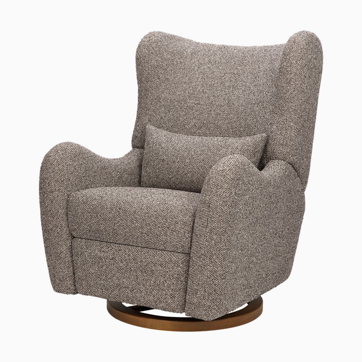 babyletto Westham Electronic Recliner and Glider by Nate Berkus - Performance Earth Slub Weave With Toffee Base.