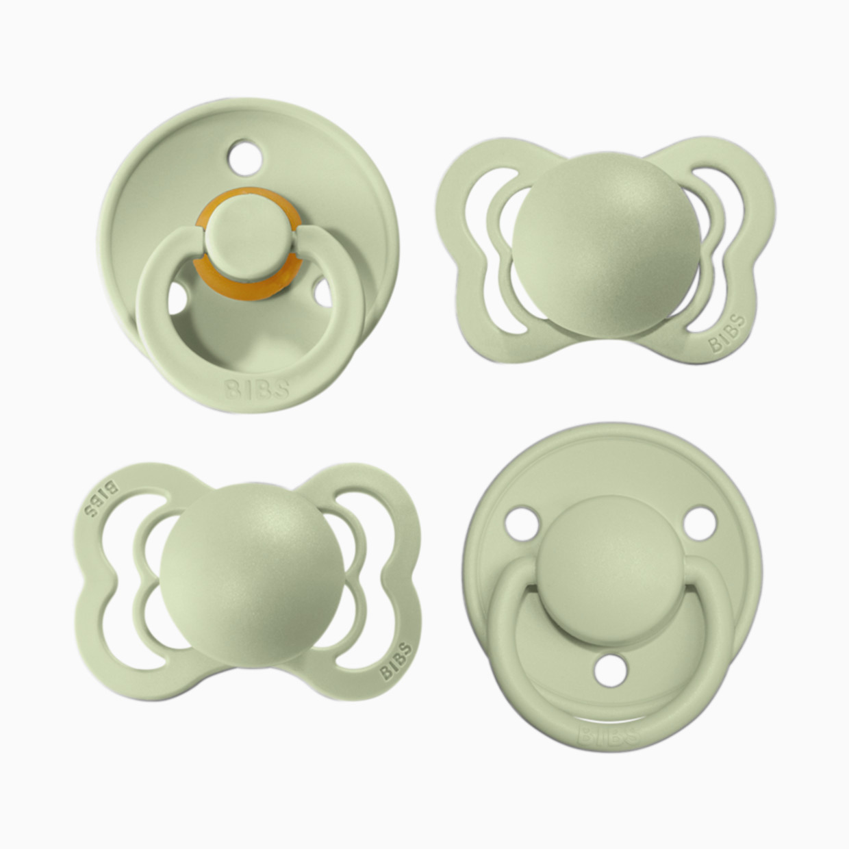BIBS Try-it Pacifier Collection - Sage, 0-6 Months.