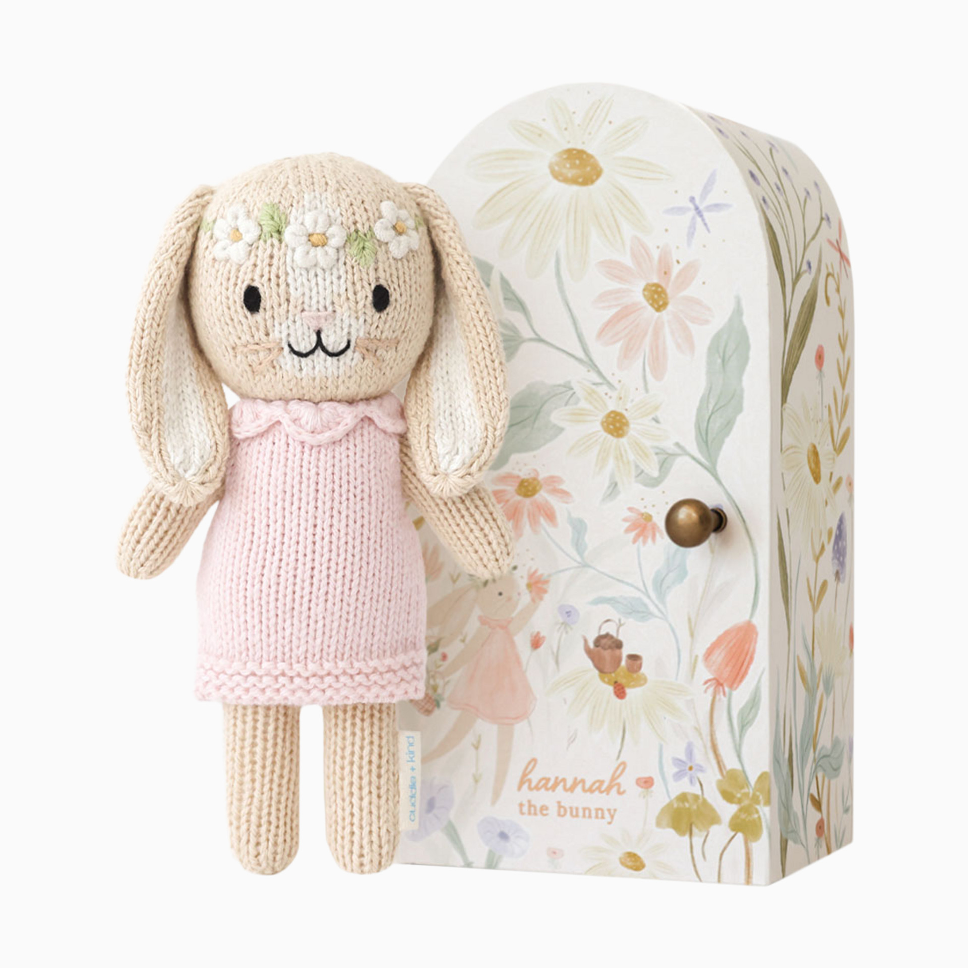 cuddle+kind Tiny Hand-Knit Doll - Hannah The Bunny | Babylist Shop