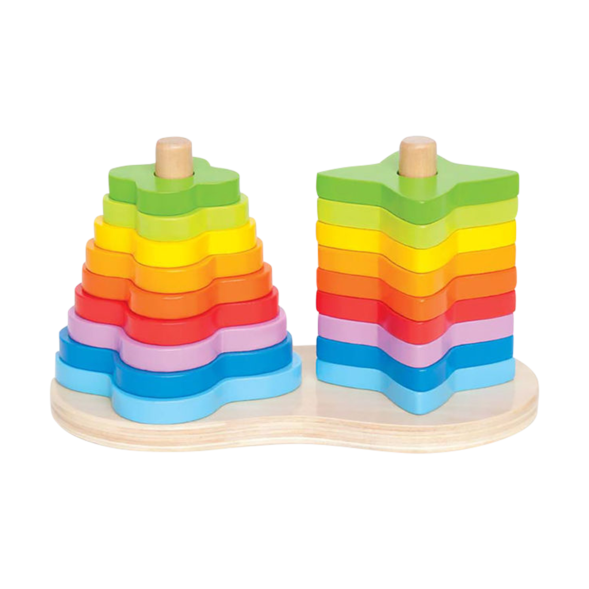 Hape Double Rainbow Stacker.