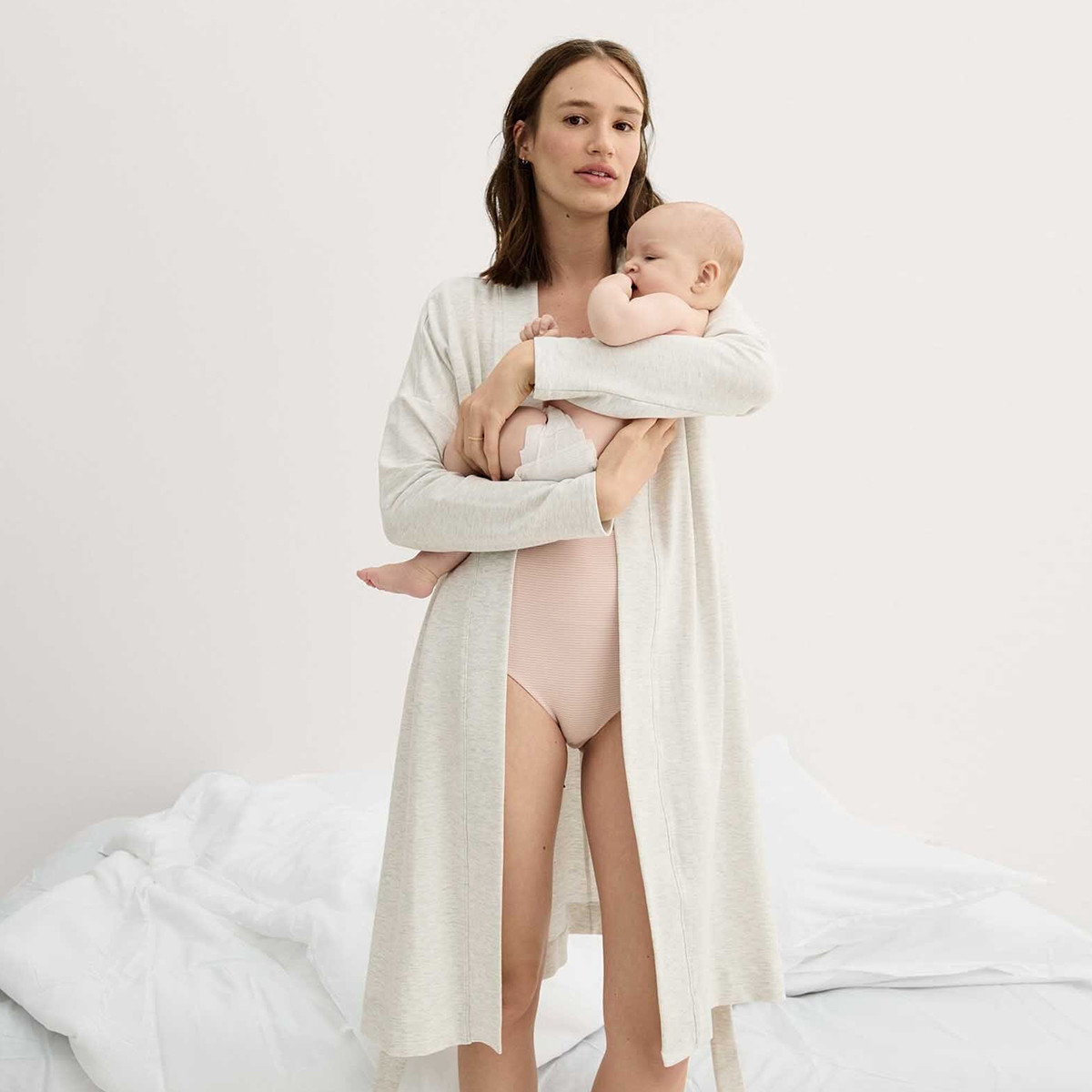 Hatch Collection The Robe - Oat Melange, 0.