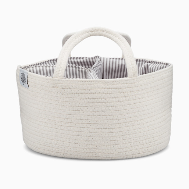 Parker Baby Co. Rope Diaper Caddy.
