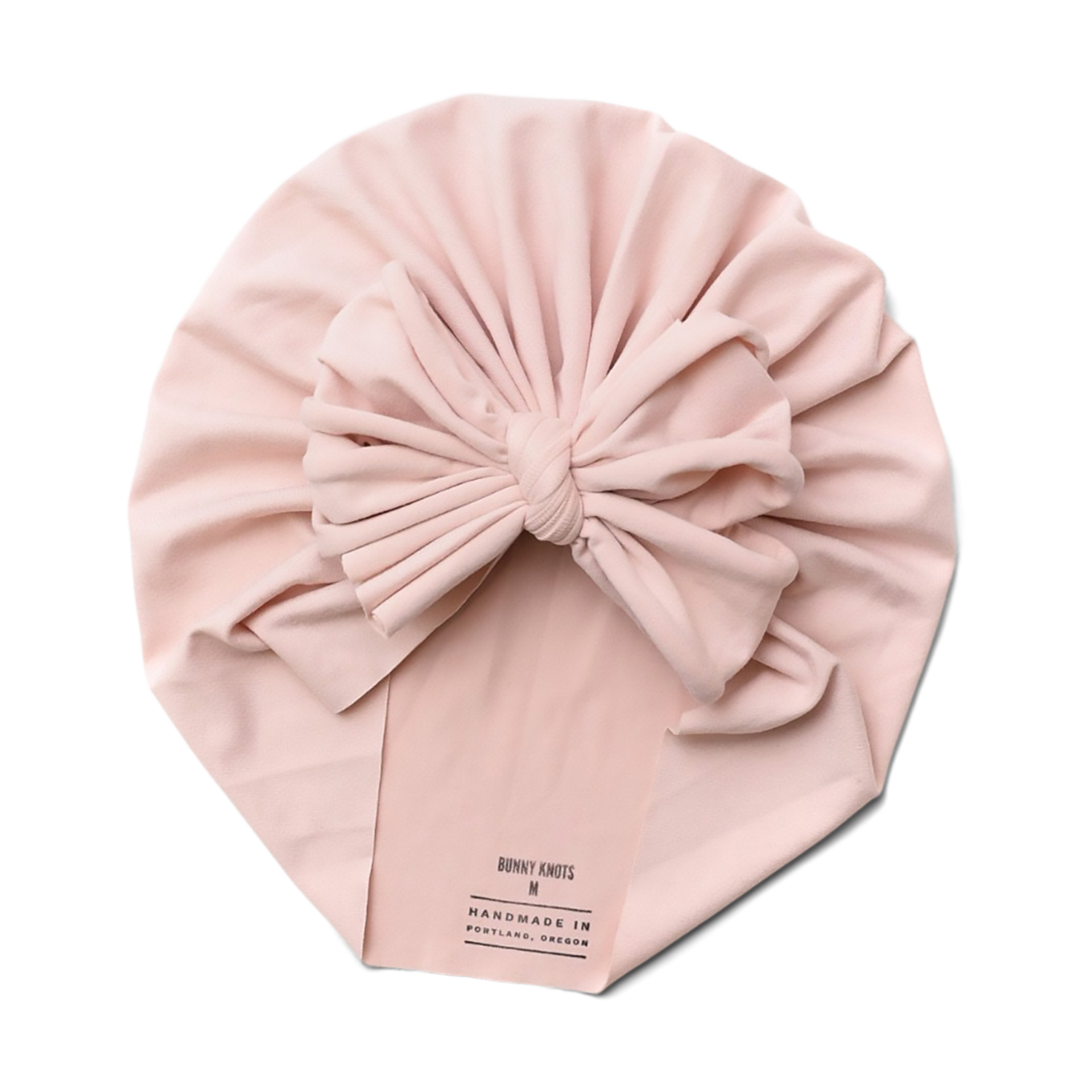 Bunny Knots Headwrap - Rose Gold, Newborn.