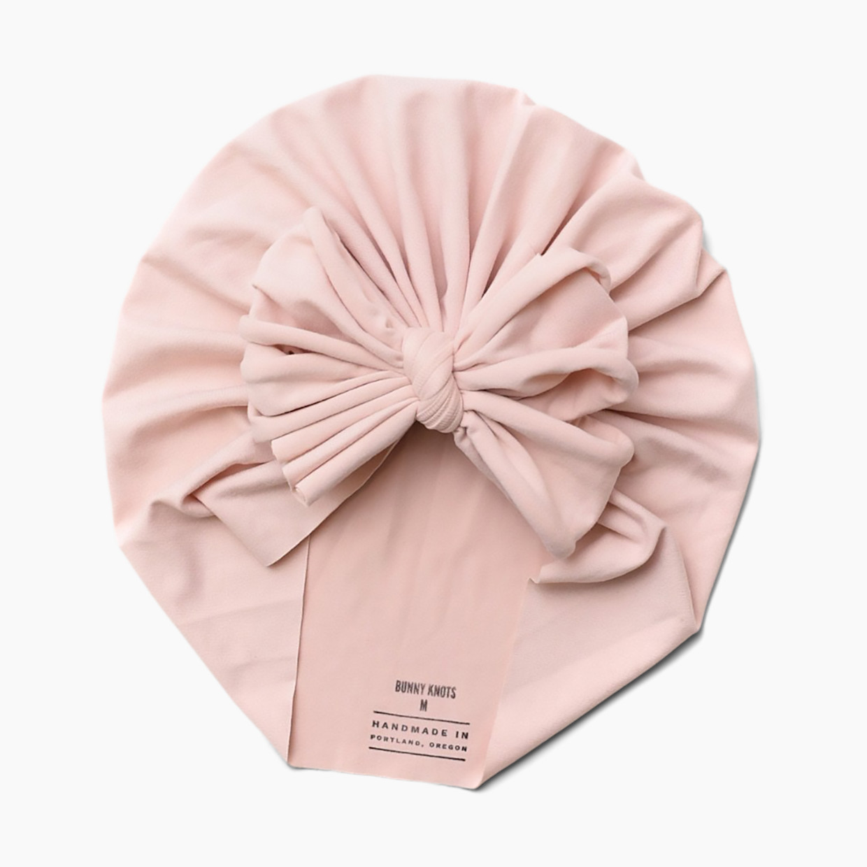 Bunny Knots Headwrap - Rose Gold, Newborn.