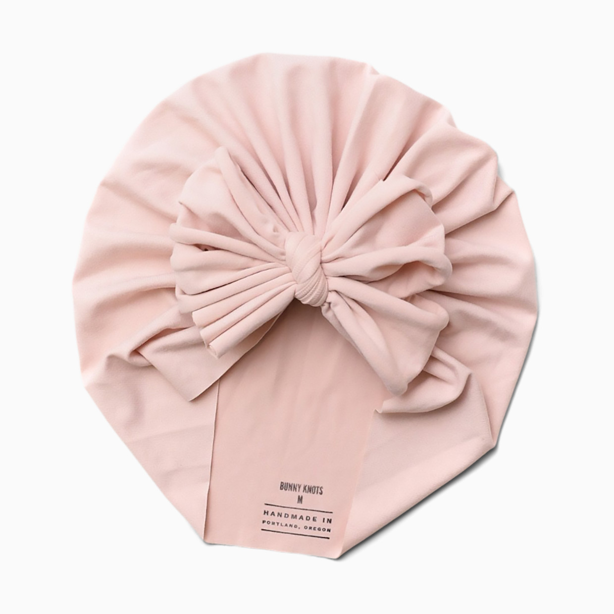 Bunny Knots Headwrap - Rose Gold, Newborn.