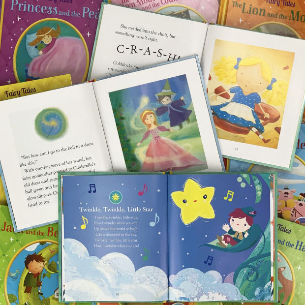 Fairy Tales Take-Along Storyteller set - Children's Interactive Story and Song Carry-Along Player.
