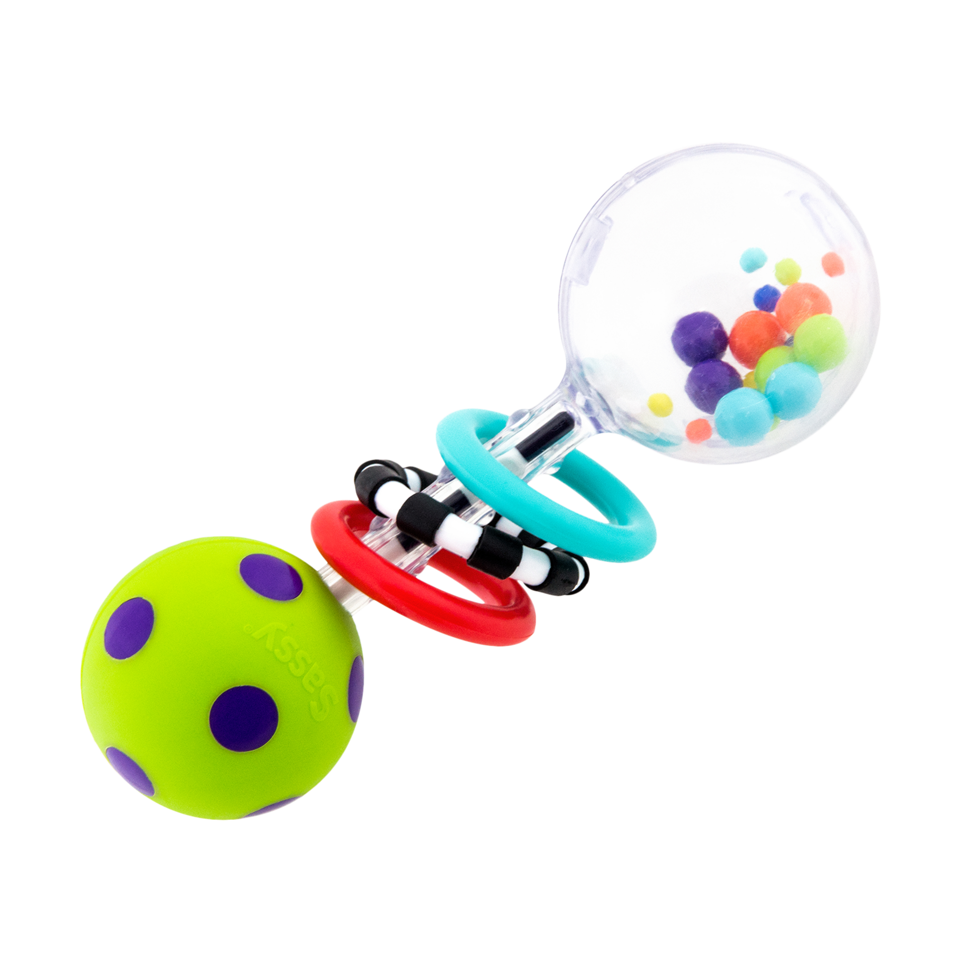 sassy spin shine rattle