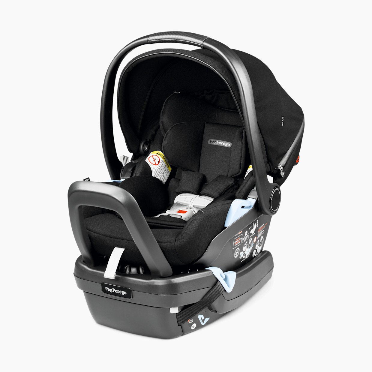 Peg Perego Primo Viaggio Lounge - Reclining Rear Facing Infant Car Seat - True Black.
