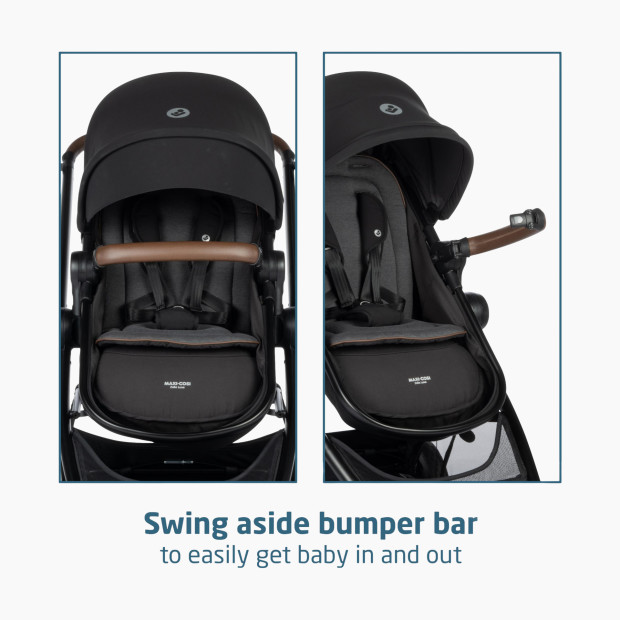 Maxi-Cosi Zelia 2 Luxe 5-in-1 Modular Travel System - New Hope Black.