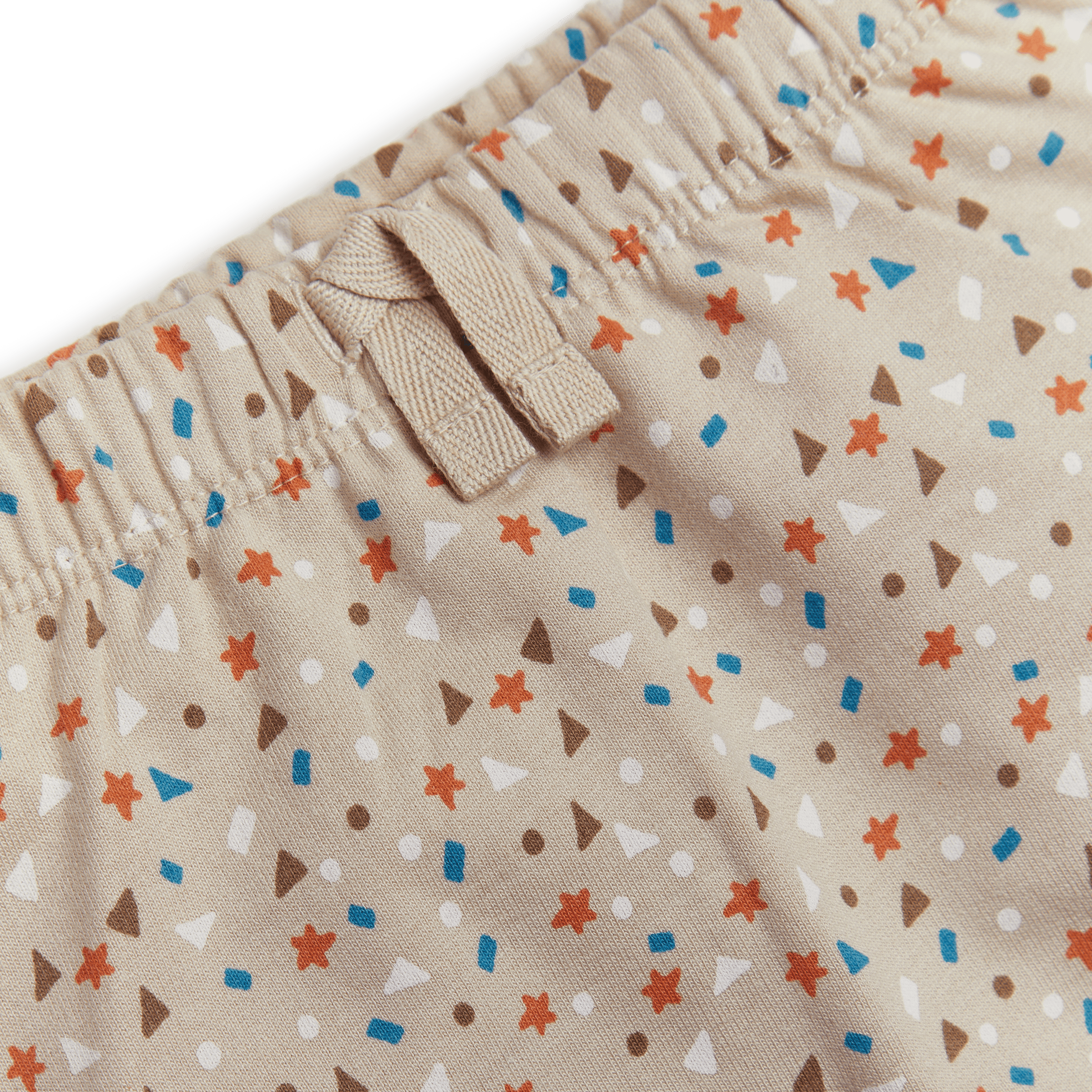 Tiny Kind The 2-Piece Printed French Terry Set - Star Terrazzo, 3-6 M.