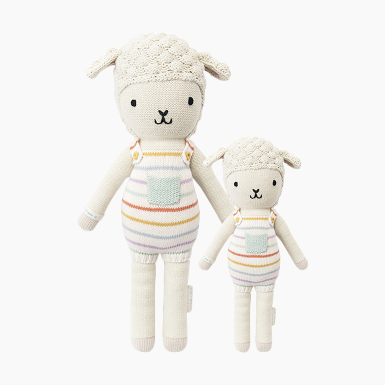 cuddle+kind Hand-Knit Doll - Avery The Lamb, Regular 20".