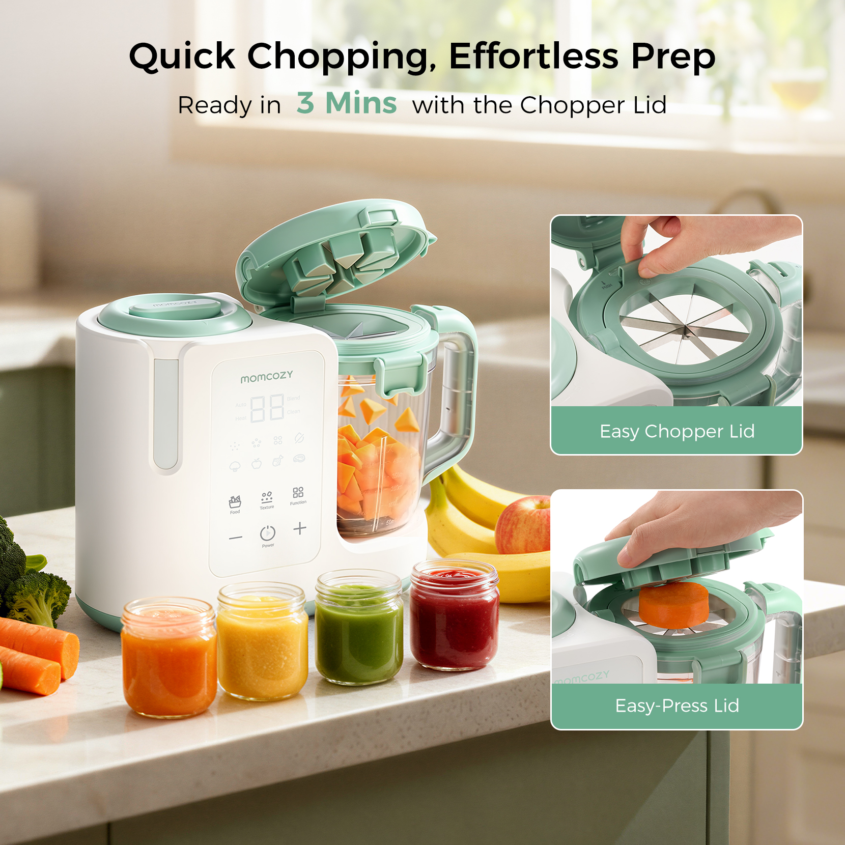 Momcozy Food Maker - Green.