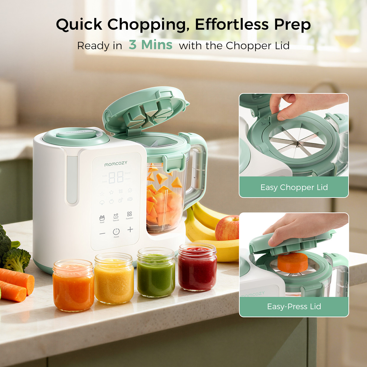 Momcozy Food Maker - Green.