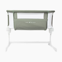Baby Delight Beside Me Dreamer Bassinet | Bedside Sleeper & Baby Bassinet | 6-Position Height Adjustment | 100% GOTS Certified Organic Cotton Fabric | Organic Sage