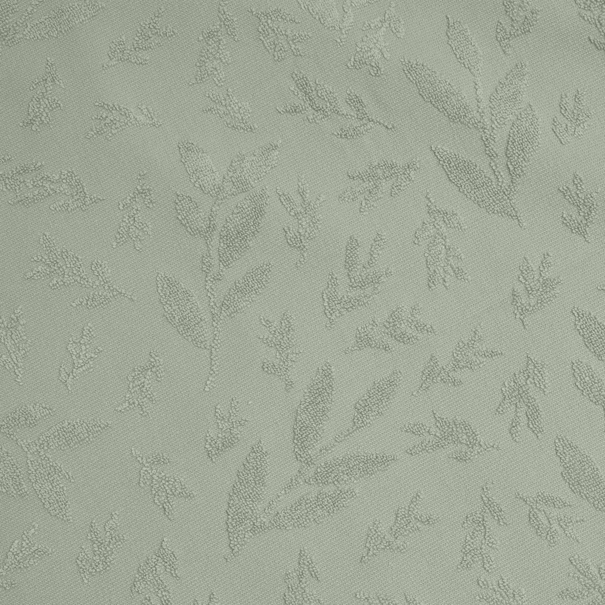 Tiny Kind Organic Cotton Icon Hooded Towel - Sage Leaf, 0-12 M.