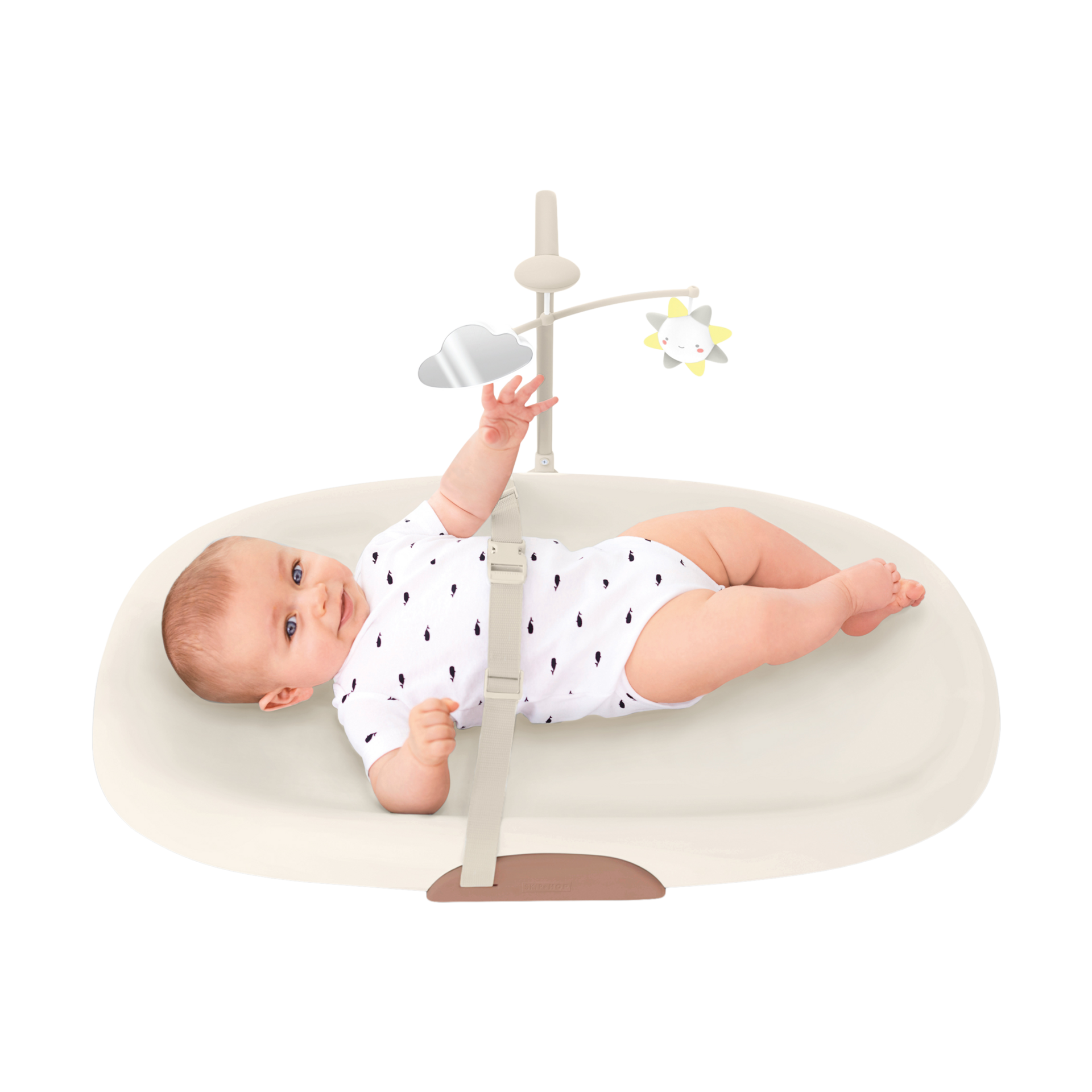 Skip Hop Nursery Style Wipe-Clean Changing Pad - Oat, 16" Width.