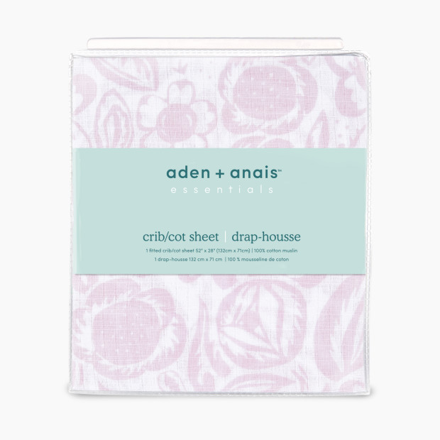 Aden + Anais Essentials Cotton Muslin Crib Sheet - Damsel.